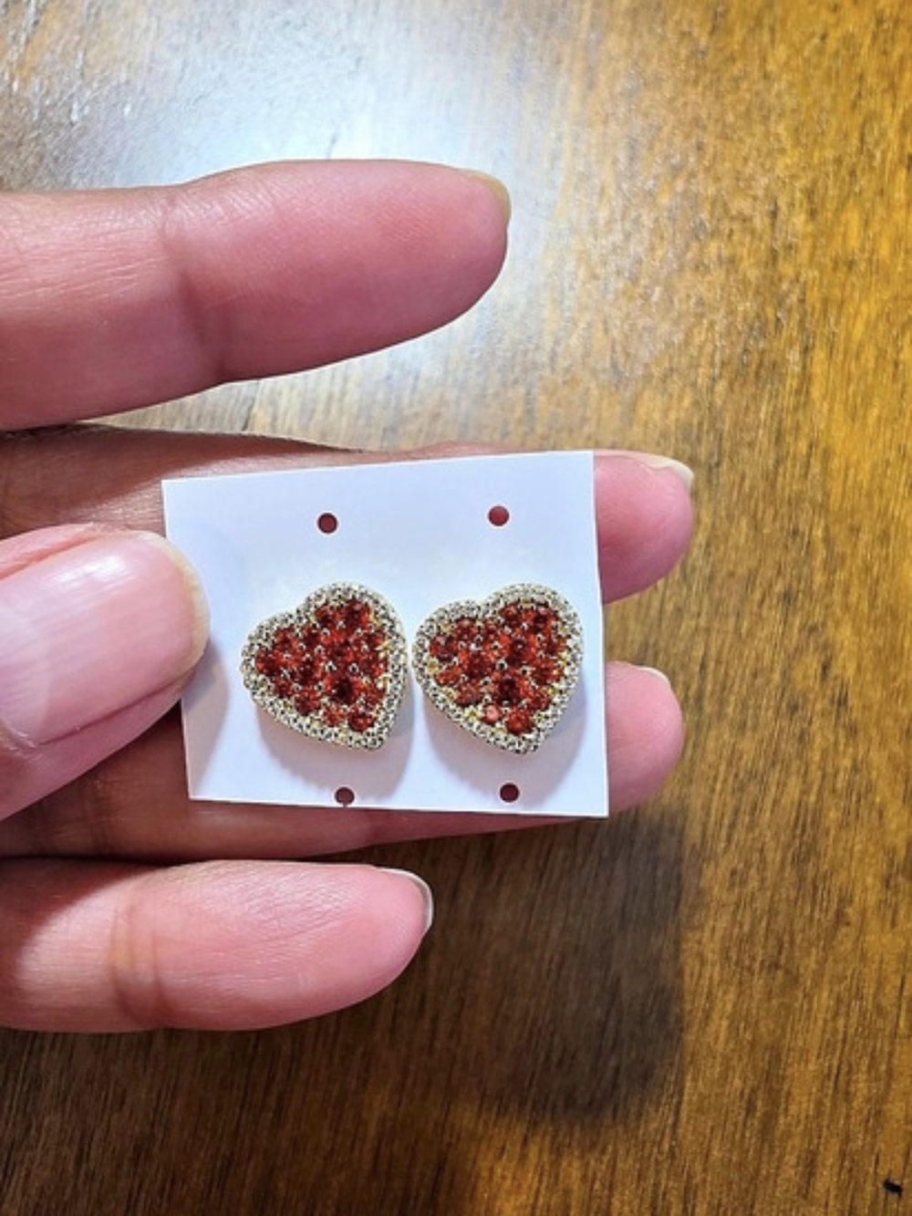 Aretes De Corazón Oro Laminado 14k
